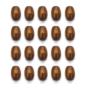 500pc Wooden Barrel Spacer Beads for DIY Jewelry Making