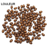 500pc Wooden Barrel Spacer Beads for DIY Jewelry Making