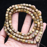 Square Shape Sandalwood DIY Bracelet Making Kit