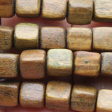 Square Shape Sandalwood DIY Bracelet Making Kit