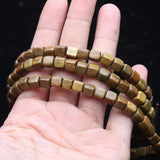 Square Shape Sandalwood DIY Bracelet Making Kit