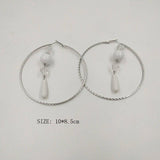 Bohemia Wood Beads Earrings for Women Hyperbole Beaded Earring Femme