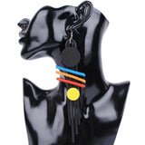 Bohemia Multicolor Chain Earrings Women Jewelry