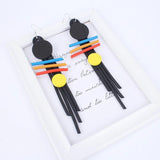 Bohemia Multicolor Chain Earrings Women Jewelry