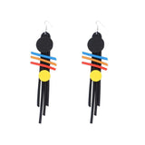 Bohemia Multicolor Chain Earrings Women Jewelry
