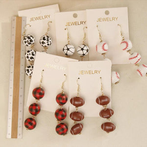 Funny Sports Ball Earrings for Women