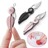 Mini Foldknife Keychain Outdoor Rescue Folding Feather Folding Portable Pocket
