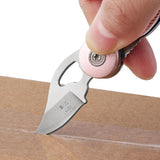 Mini Foldknife Keychain Outdoor Rescue Folding Feather Folding Portable Pocket