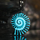 Glowing Conch Shell Keychain Dark Men Women Keyring GLOW in the DARK