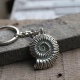 Glowing Conch Shell Keychain Dark Men Women Keyring GLOW in the DARK