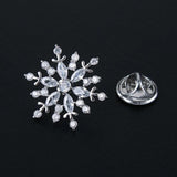 High-Grade Crystal Hexagram Brooch Lapel Pin Corsage