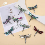 Dragonfly Brooch Pin Abalone Shell Inlaid Cartoon Corsage