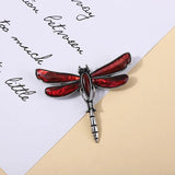 Dragonfly Brooch Pin Abalone Shell Inlaid Cartoon Corsage