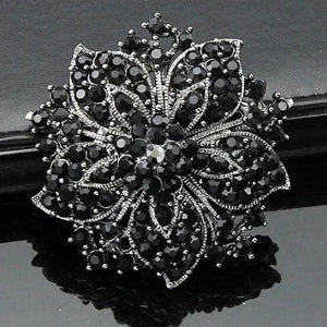 Vintage Crystals Flower Brooch Wedding Party Gift Pins