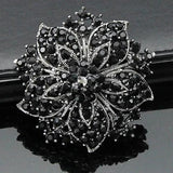 Vintage Crystals Flower Brooch Wedding Party Gift Pins
