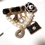 Cat Brooch Chain Pin Jewelry Party Gift