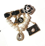 Cat Brooch Chain Pin Jewelry Party Gift