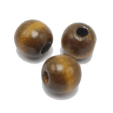 50pcs Round Wood Beads 14mm Wooden for Choice Jewelry Craft DIY