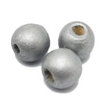 50pcs Round Wood Beads 14mm Wooden for Choice Jewelry Craft DIY