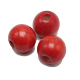 50pcs Round Wood Beads 14mm Wooden for Choice Jewelry Craft DIY