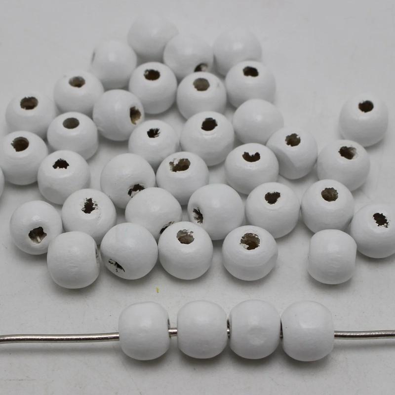 200 Wood Beads 10mm Jewelry Craft DIY