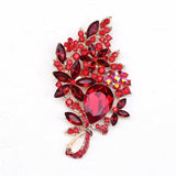 Crystal Rhinestone Brooch Pin for Women Lady Full Decoration Jewelry