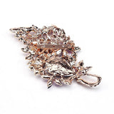 Crystal Rhinestone Brooch Pin for Women Lady Full Decoration Jewelry