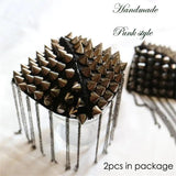 Punk Shoulder Epaulet Brooch Dress Decoration