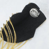 Punk Shoulder Epaulet Brooch Dress Decoration