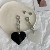 Heart Shape Pendant Yakeli Brooch Hip-hop Punk Micro Chapter