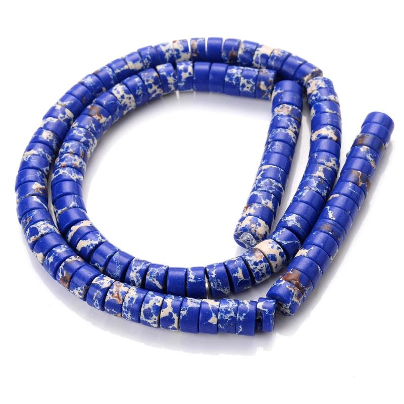 Natural Stone Beads Wafer Agates Aventurine Crystal Malachite Spacer
