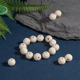 8mm 12mm Natural Wood Beads Round Wooden Spacer for DIY Jewelry
