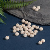 8mm 12mm Natural Wood Beads Round Wooden Spacer for DIY Jewelry