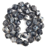 10mm Faceted Crystal Agates Stone Spacers Beads DIY Charms Bracelet