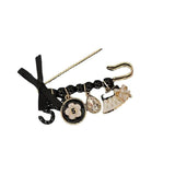 Tassel CC Women's Camellia Pearl Brooch