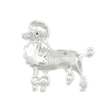 Cartoon Poodle Dog Brooch Enamel Alloy Scarf Decoration Pin Gift