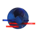 Geometric Acrylic Round Circle Brooch for Women Multicolored Pins Accessories