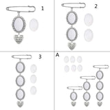 Wedding Boutonniere Bouquet Photo Memorial Charm Pin Mother of The Bride Gift