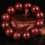 African Zambian Red Sandalwood Tibetan Buddhist Bracelet