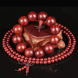 African Zambian Red Sandalwood Tibetan Buddhist Bracelet