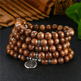 Sandalwood Buddha Beads Bracelet Prayer Necklace
