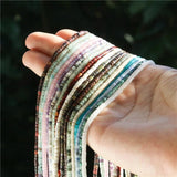 Natural Stone Heishi Beads 2x3MM for Jewelry Making