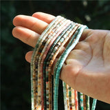 Natural Stone Heishi Beads 2x3MM for Jewelry Making