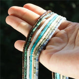 Natural Stone Heishi Beads 2x3MM for Jewelry Making