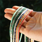 Natural Stone Heishi Beads 2x3MM for Jewelry Making