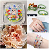 Colorful Small Glass Seed Beads Kit for DIY Crafts