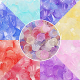 100pcs/Lot Colorful Flower Lampwork Beads for Jewelry Making Hairpin DIY