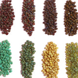 Glass Twin Hole Seed Beads Multicolor Spacer Beads DIY Bracelets Jewelry