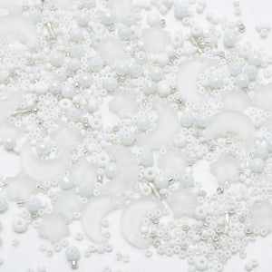 Crystal Star Moon Pendant Glass Beads for DIY Jewelry Making