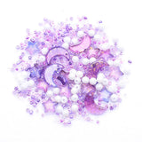 Crystal Star Moon Pendant Glass Beads for DIY Jewelry Making